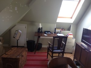 JF's man attic - desperately needs a coat of paint