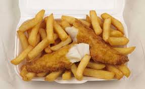 Classic fish and chips. So hard to resist.