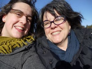 Mom and I, sometime last year