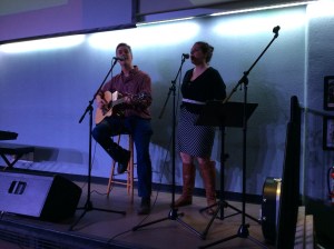 Greg and I, performing