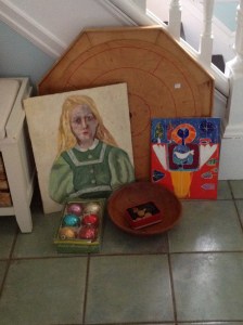 Garage sale treasures